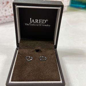 Women's heart earrings